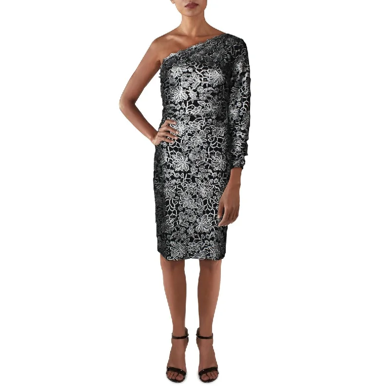 Knit DressLauren Ralph Lauren Womens Lace Mini Cocktail Dress