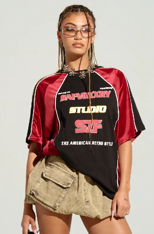 women's tops in solid colorsTHE AMERICAN JERSEY