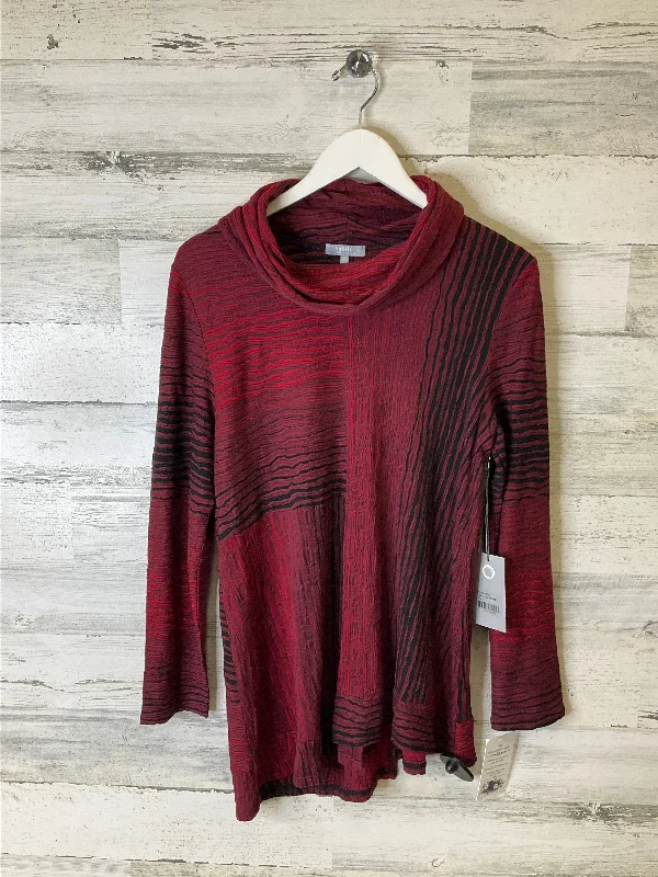 women's tops for those who want to stay cool and chic during warmer weatherTunic Long Sleeve By Habitat In Red, Size: S