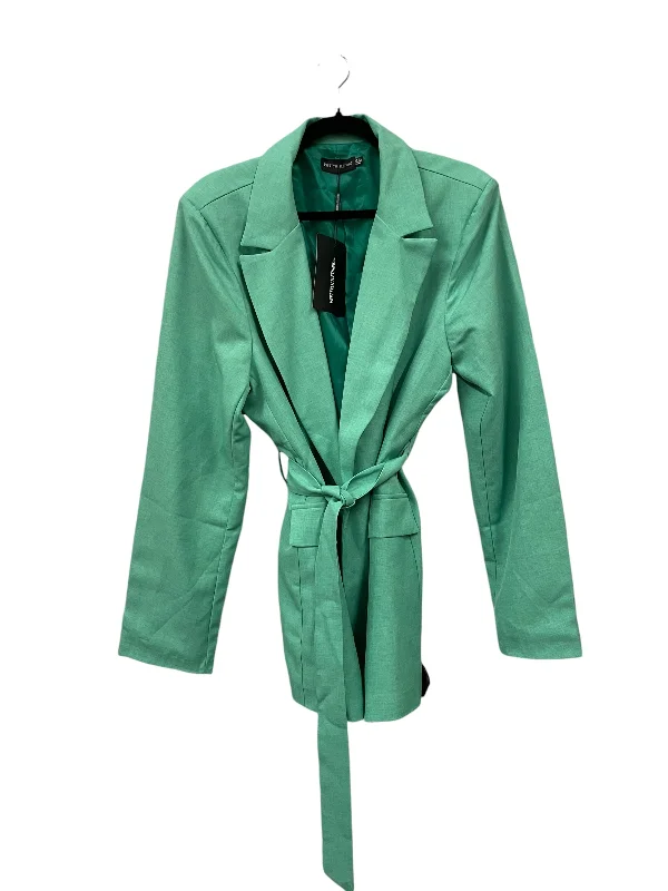 women's coats for layeringBlazer By Pretty Little Thing In Green, Size: Xl