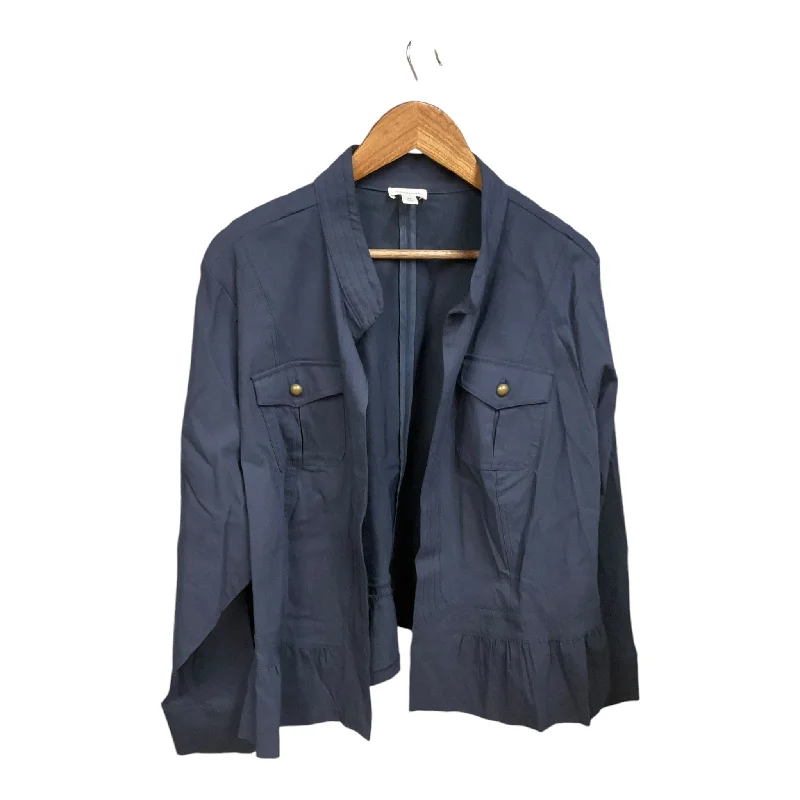 women's coats for those who value both style and comfortBlazer By Westport In Blue, Size: 3x