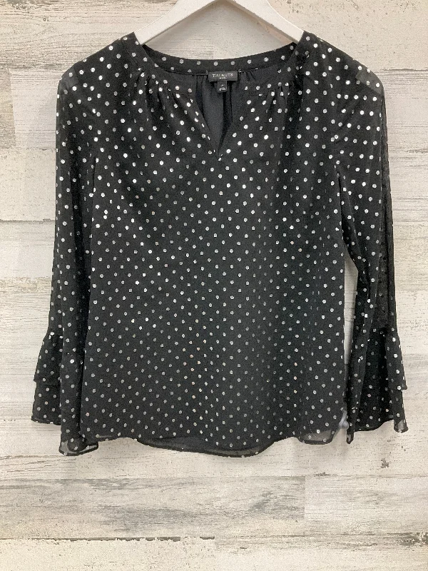 women's tops for evening soireesTop Long Sleeve By Talbots In Black, Size: Petite