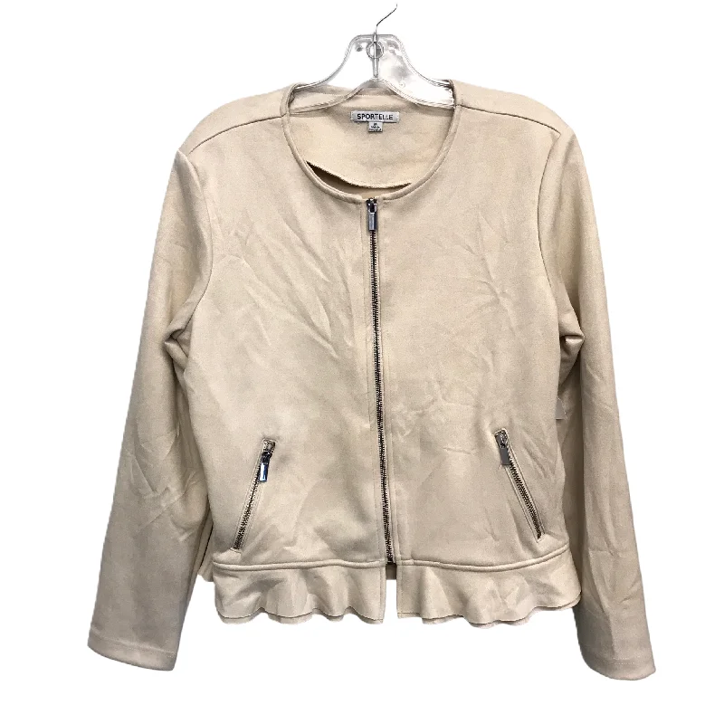 women's bomber jackets and coatsBlazer By Sportelle In Tan, Size: M