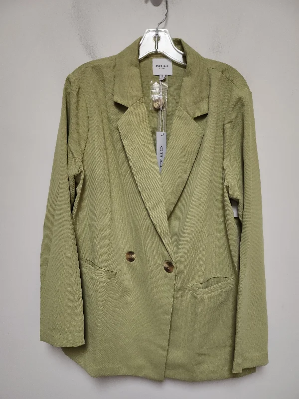 women's coats for everyday wear and tearBlazer By Gilli In Green, Size: M