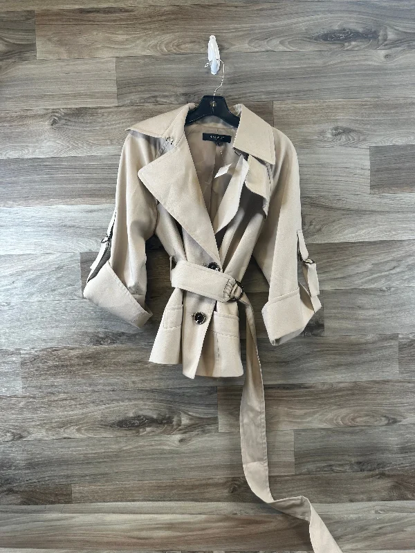 women's coats for minimalist aestheticsBlazer By Nine West Apparel In Beige, Size: S