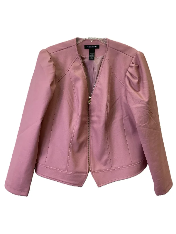 affordable women's coatsBlazer By Ashley Stewart In Pink, Size: Xl