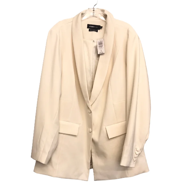 women's coats for breastfeeding mothersBlazer By Torrid In Cream, Size: 4x