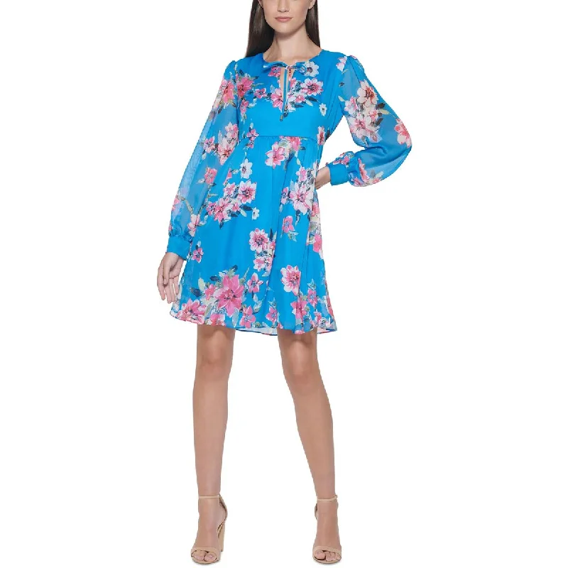 Sheath DressKensie Dresses Womens Floral Mini Shift Dress