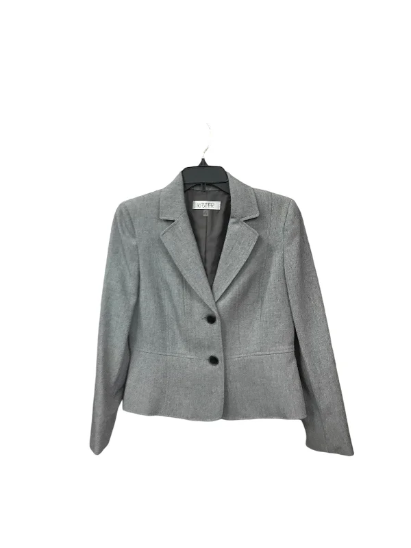 women's coats for those who refuse to compromise on styleBlazer By Kasper In Grey, Size: S