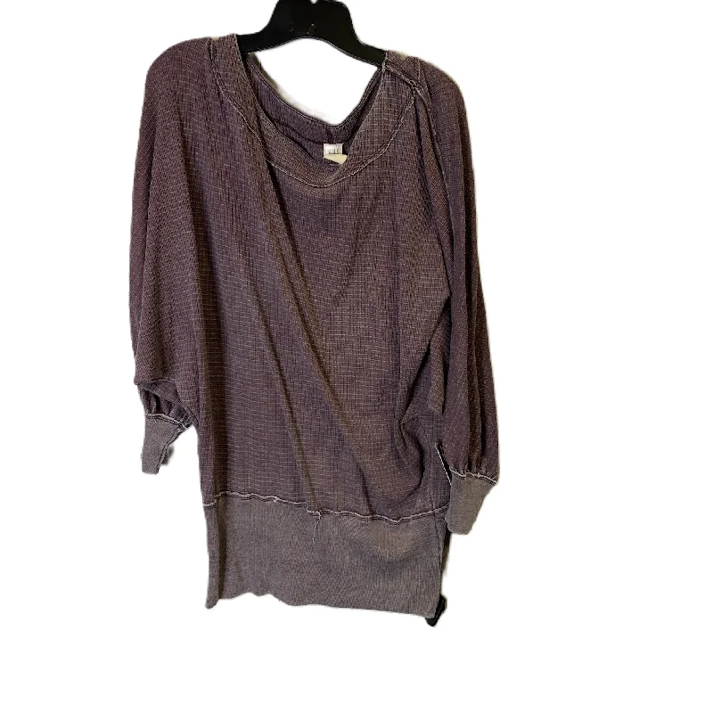 women's tops for cocktail partiesTop Long Sleeve By We The Free In Purple, Size: M