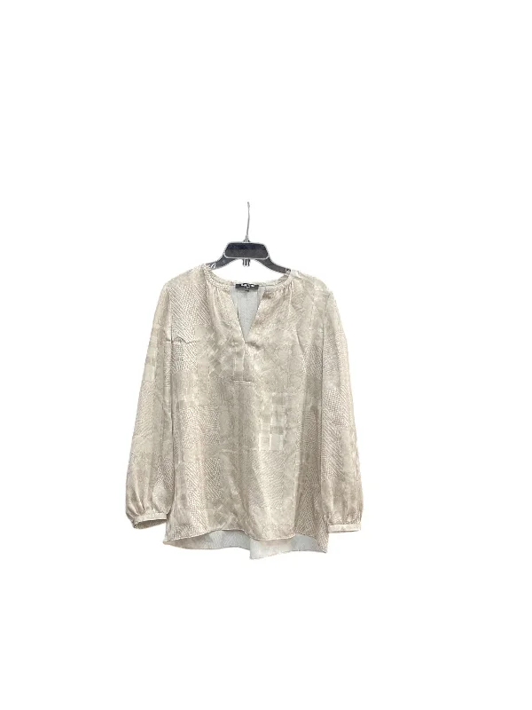 women's tops for those who want to add a pop of color to their outfitsTop Long Sleeve By Lafayette 148 In Gold, Size: M