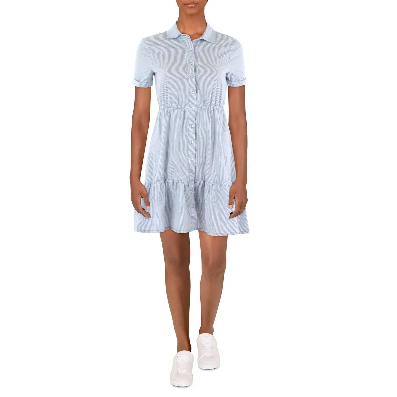 Velvet DressUltra Flirt Womens Juniors Summer Mini Shirtdress