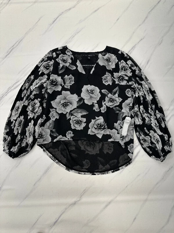 women's tops for those who want to create outfits that are both unique and memorableTop Long Sleeve By White House Black Market In Black, Size: 10p