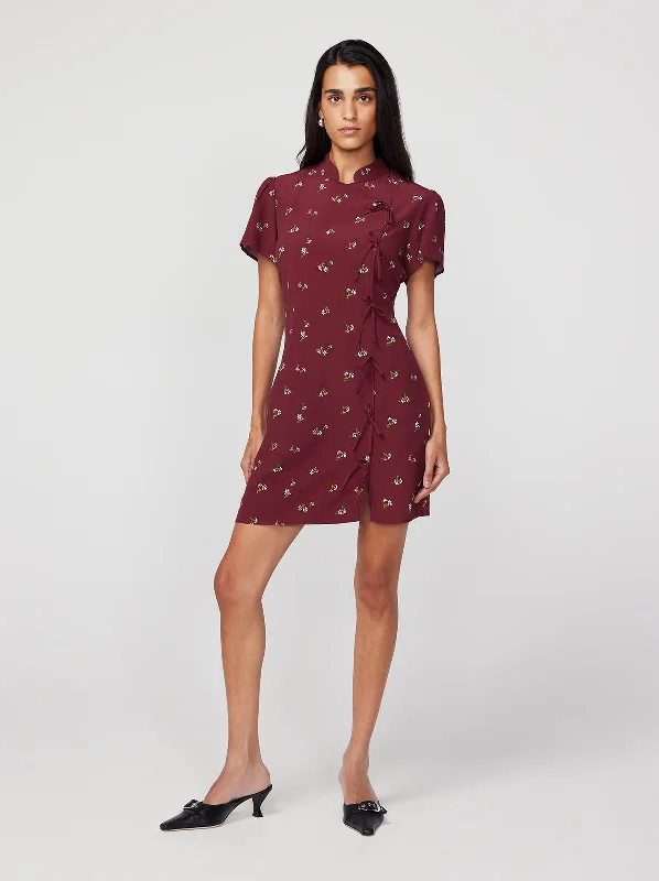 Fit-And-Flare DressHarlow Berry Ditsy Floral Mini Dress