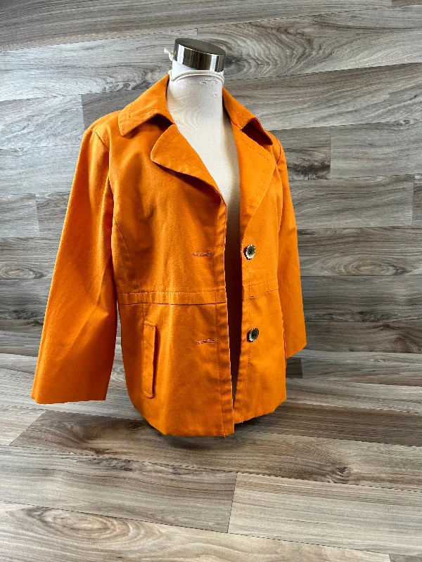 women's coats for layeringBlazer By Rafaella In Orange, Size: L