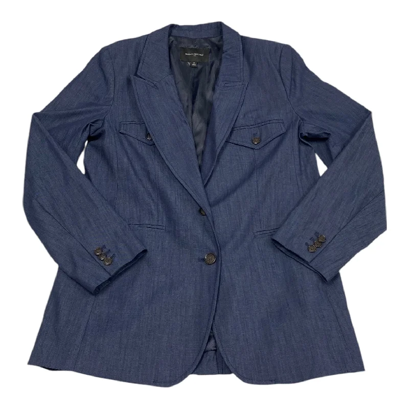 women's coats for ice skatingBlazer By Banana Republic In Blue, Size: L