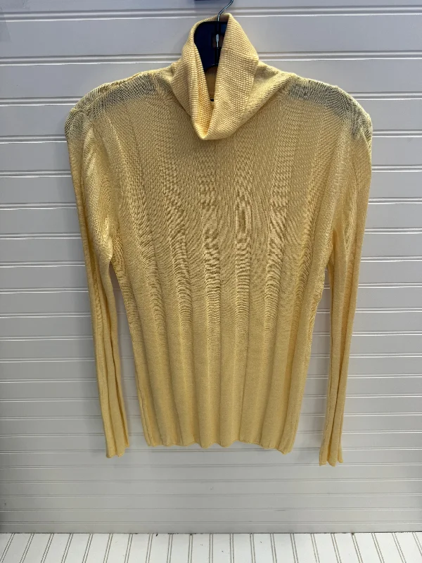 women's tops for those who love to experiment with fashionTop Long Sleeve By Mng In Yellow, Size: S