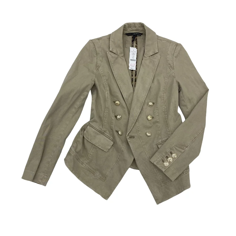 women's coats with Victorian-era influencesTAN BLAZER by WHITE HOUSE BLACK MARKET Size:S