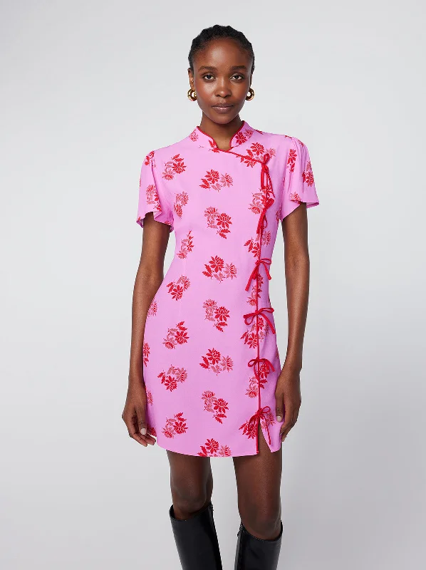 Wrap DressHarlow Pink Floral Mini Dress