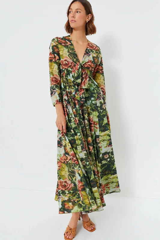 Pearl DressGreen Ladakh Angela Maxi Dress