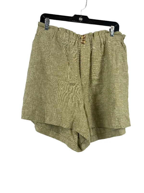 women's slim-fit shortsGreen Shorts Ava & Viv, Size Xl