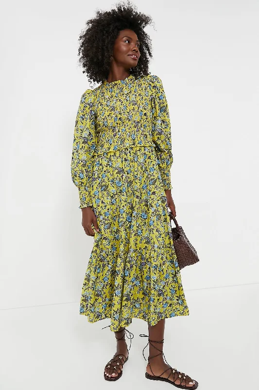 Neon DressMustard Occitane Ivy Maxi Dress