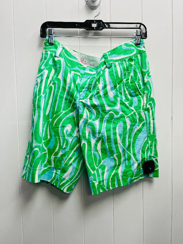 women's casual denim shortsGreen Shorts Lilly Pulitzer, Size 6