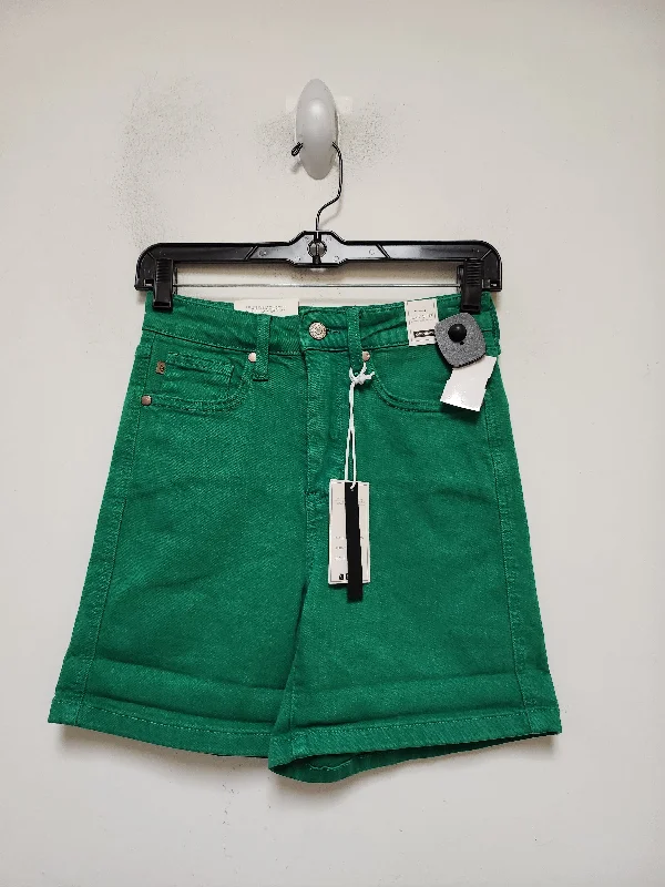 women's checkered shortsGreen Denim Shorts Judy Blue, Size 4