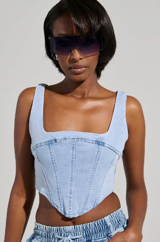 STAY COOL DENIM CORSET