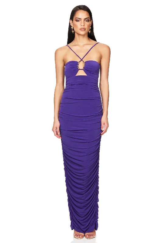 women's curve-hugging dressesEmpire Maxi