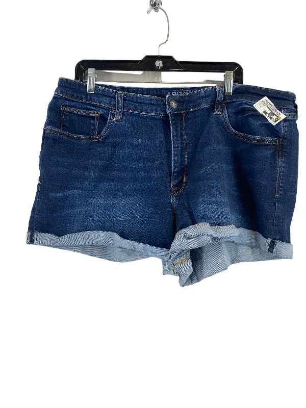 women's high-slung shortsBlue Denim Shorts Arizona, Size 21