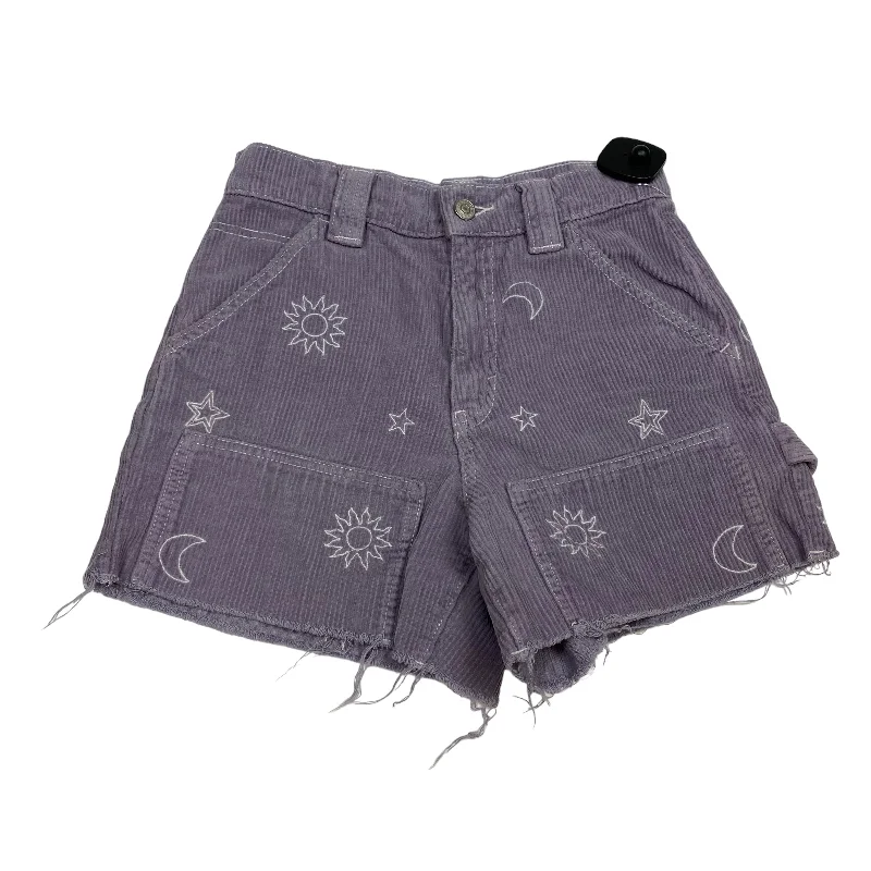 women's leather shortsPurple Shorts Pacsun, Size 2