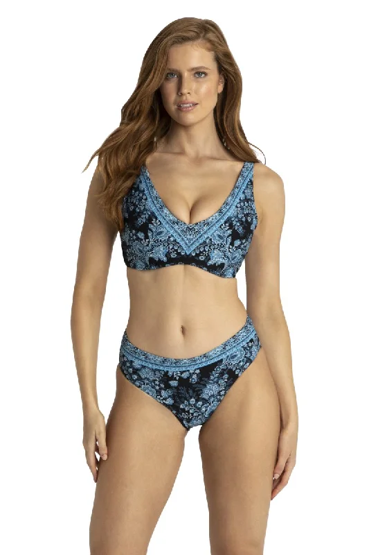 Relaxed-Fit Female SwimwearAZURA ALASKA PRINT DD/E V-BRA