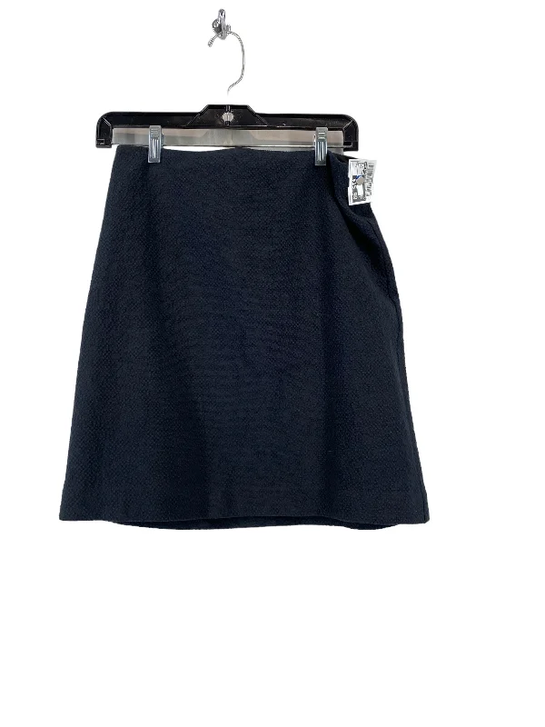 women's knitted mini skirts for casual wearBlack Skirt Midi Ann Taylor, Size 2