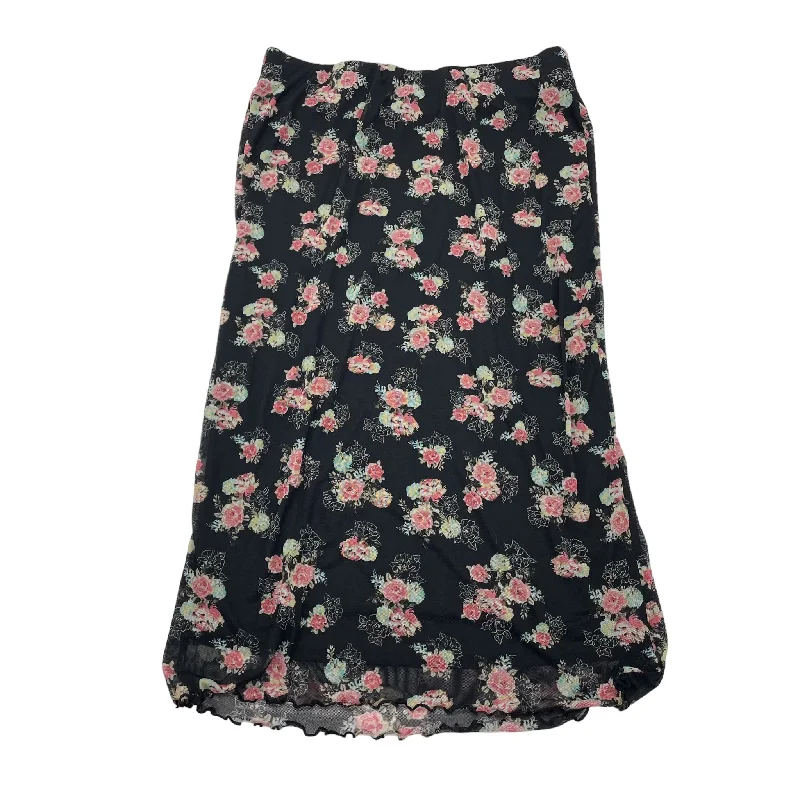 women's elegant skater skirtsBlack Skirt Midi Torrid, Size M