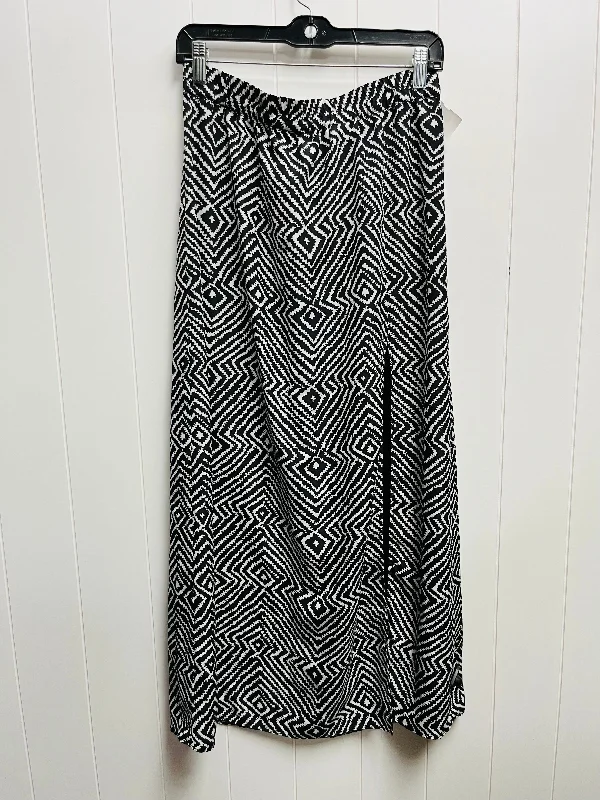 women's high-performance dressy skirtsBlack & White Skirt Maxi Michael By Michael Kors, Size S