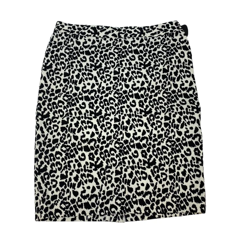 women's adventure-ready evening skirtsBlack & White Skirt Mini & Short Ann Taylor, Size M