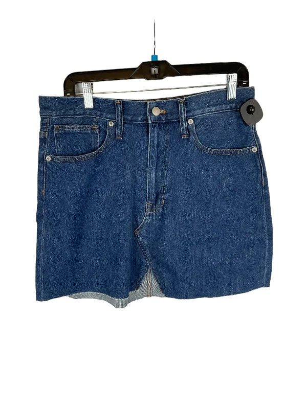 women's business skirtsBlue Denim Skirt Mini & Short Madewell, Size 8