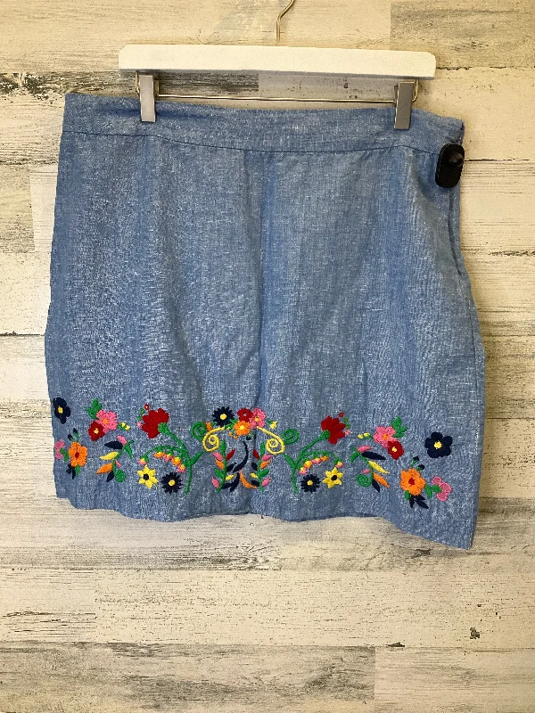 women's cocktail skirtsBlue Skirt Mini & Short Talbots, Size Xl