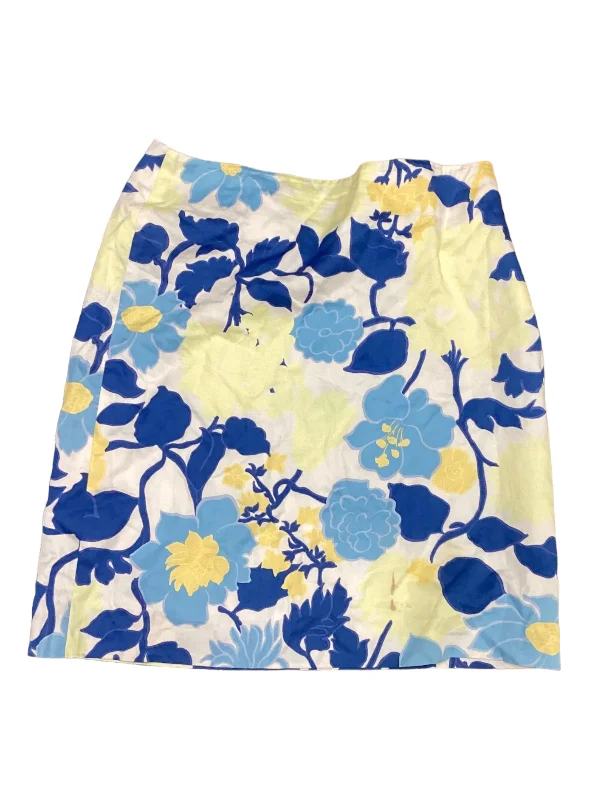 women's maxi skirtsBlue & Yellow Skirt Mini & Short Ann Taylor, Size 2petite