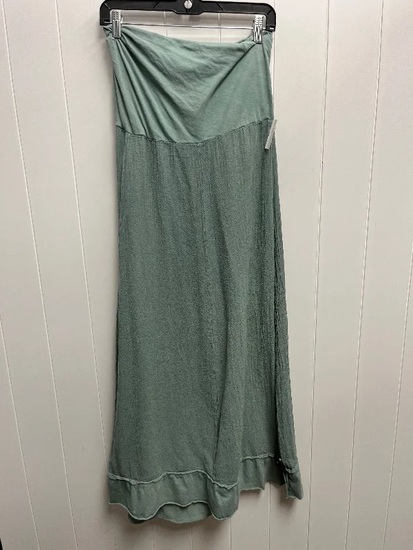 women's maxi skirtsGreen Skirt Maxi Oh My Gauze, Size M