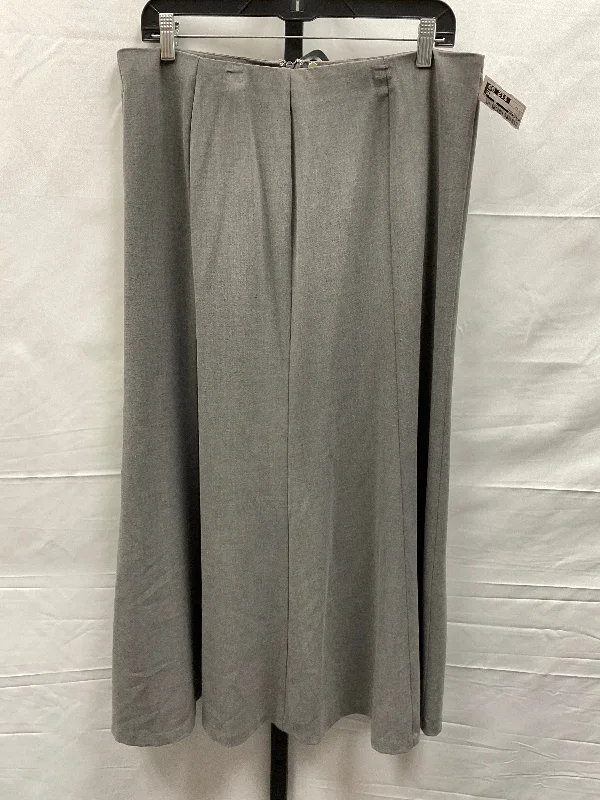 women's elastic waist skirtsGrey Skirt Maxi East 5th, Size 14