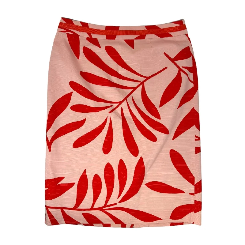 women's handmade casual skirtsMid-Rise Knee-Length Printed Pencil Skirt Boden, Size 6