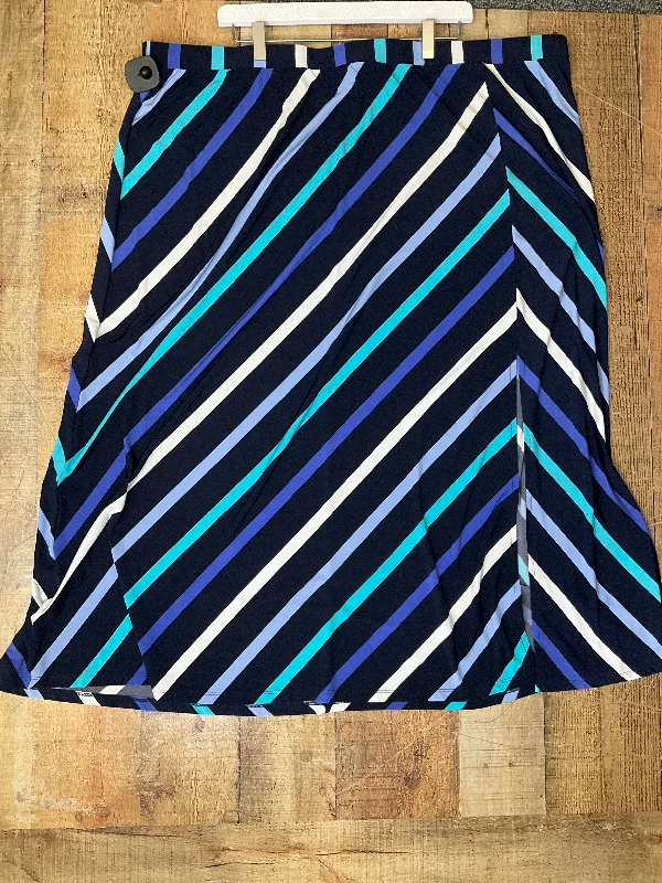 women's sustainable striped skirtsNavy Skirt Maxi Lane Bryant, Size 26