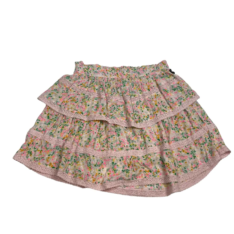 women's high-waisted skirtsPink Skirt Mini & Short Crown And Ivy, Size L