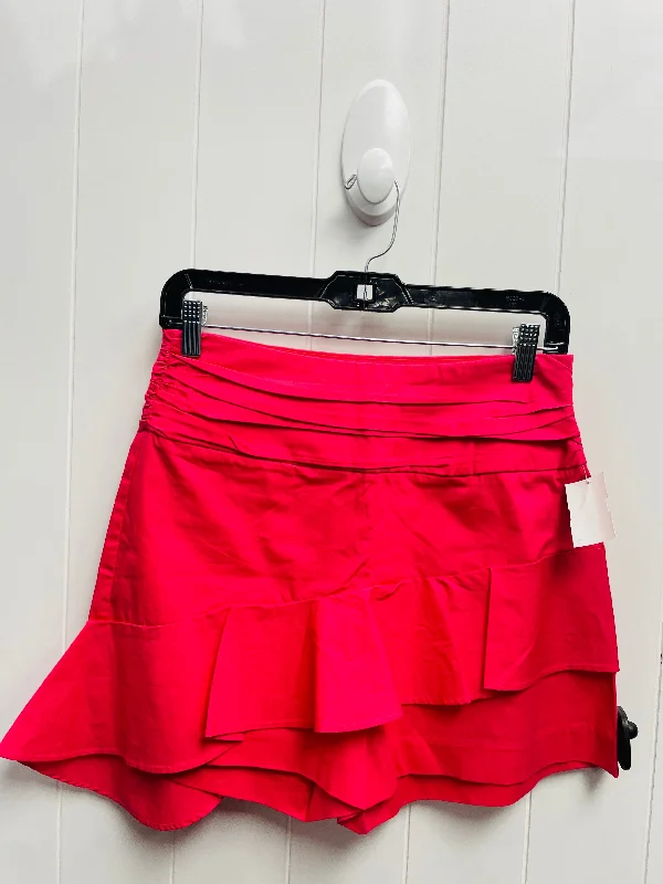 women's figure-flattering business skirtsPink Skirt Mini & Short Zara Basic, Size M