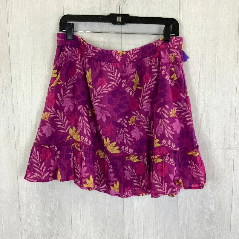 women's low-rise skirtsPurple Skirt Set 2pc Rachel Roy, Size Xl