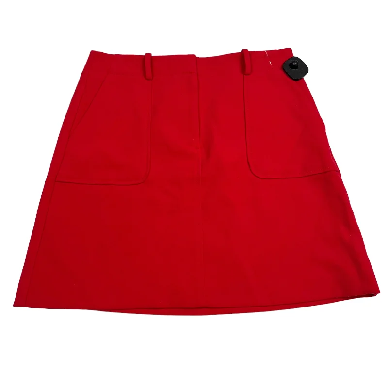 women's knitted skirtsRed Skirt Mini & Short Loft, Size M