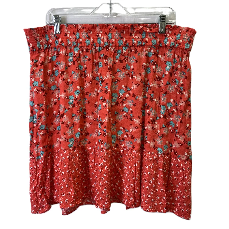 women's polyester tiered skirts for partiesSkirt Mini & Short By Loft  Size: Xl