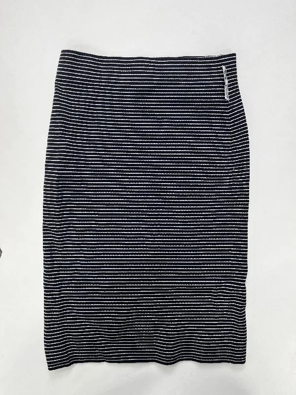 women's warm party skirtsStriped Skirt Midi Ann Taylor O, Size S